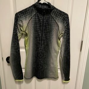 Nike Pro 1/4 zip top with brushed lining